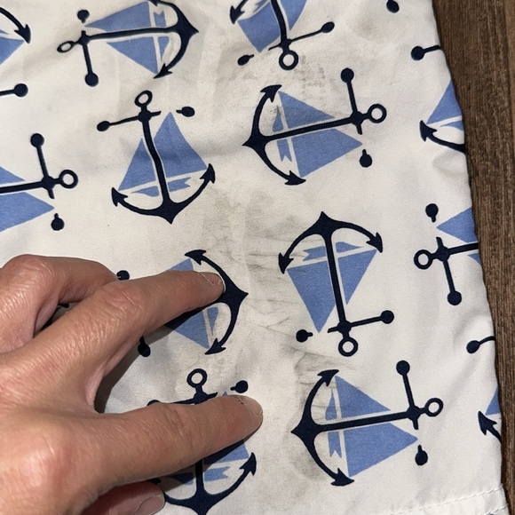 JANIE & JACK Sailboat Anchor Swim Trunks Size 6 - Picture 3 of 4